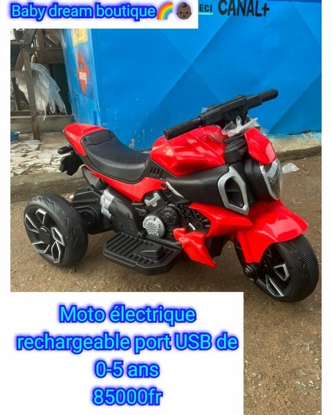 Moto enfant électrique USB