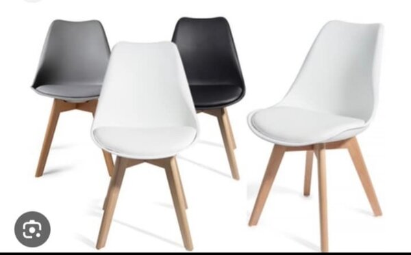Chaises modernes en plastique