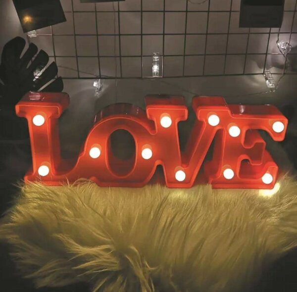 Lampe LED Décorative 'LOVE'