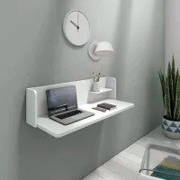 Wall mounted Drop_leaf Table,Floating Table Laptop Workstation