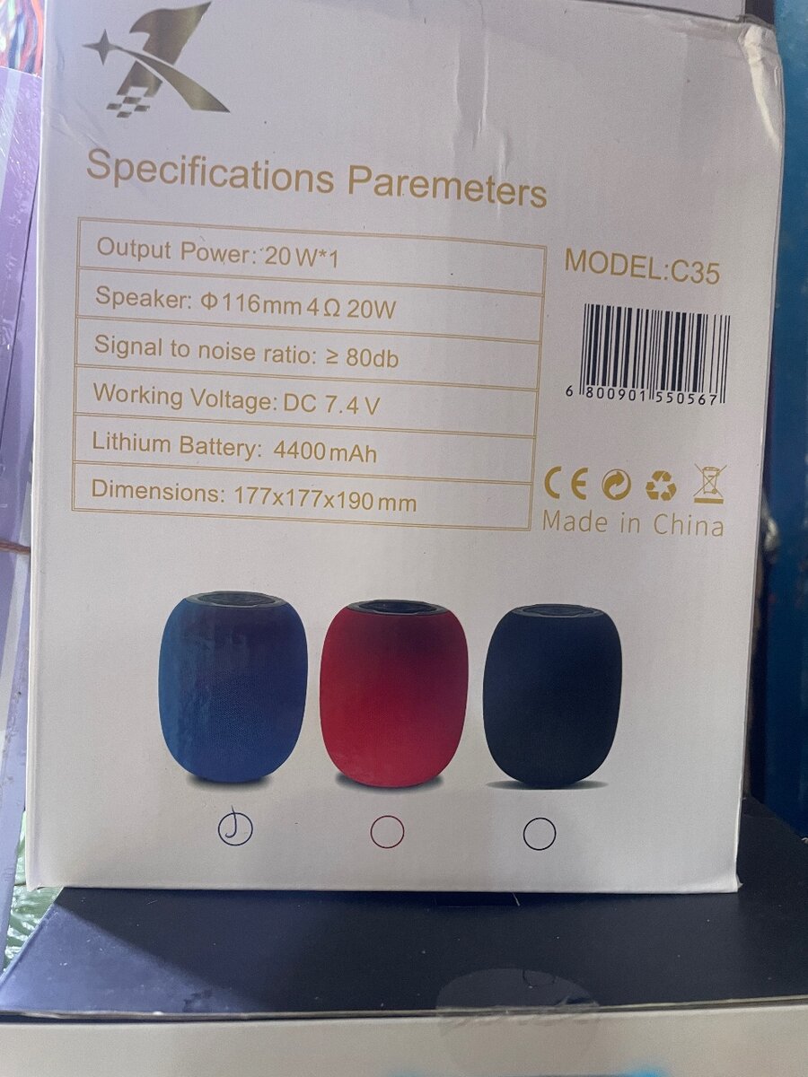 Portable loudspeaker