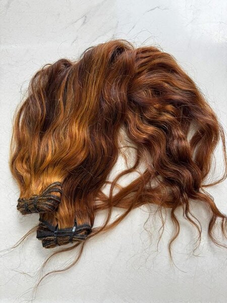 cheveux  indienne ondulé