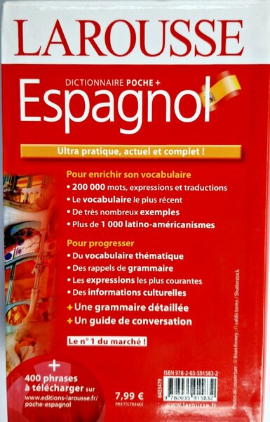 Larousse Dictionnaire Espagnol