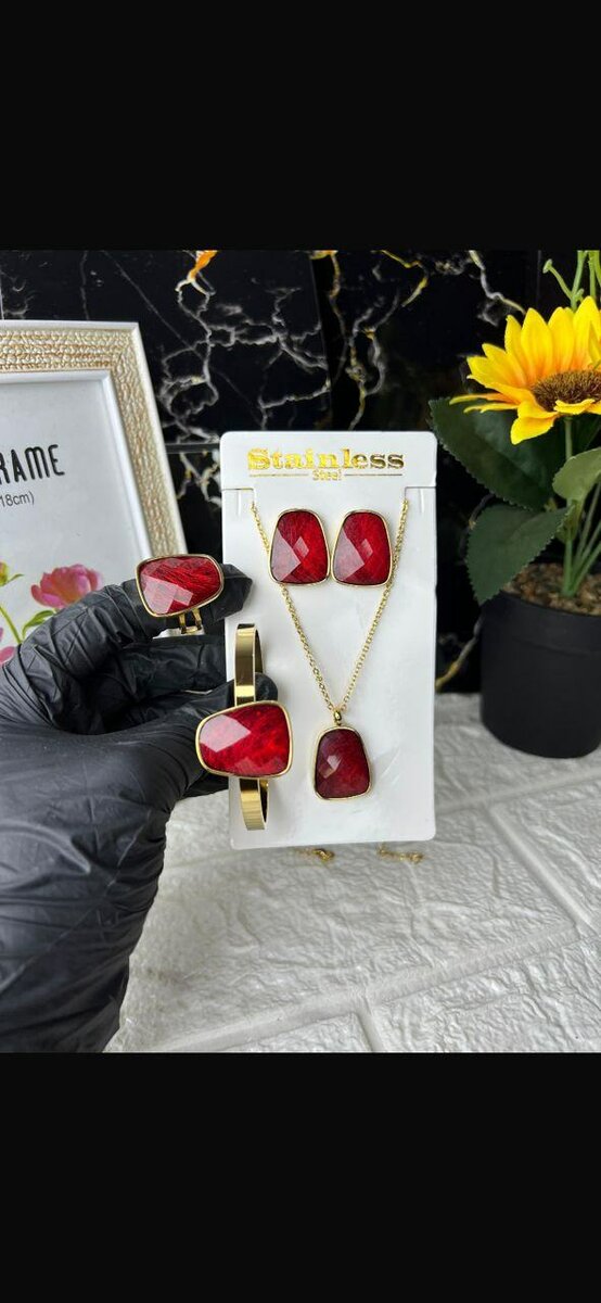 Ensemble de bijoux inoxydable