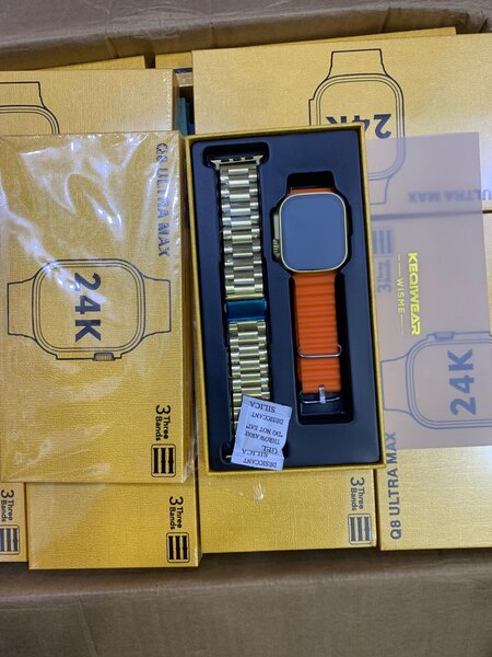 Q8 Ultra Max Gold Smart Watch