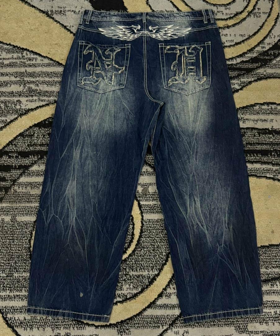 Jeans décontractés brodés