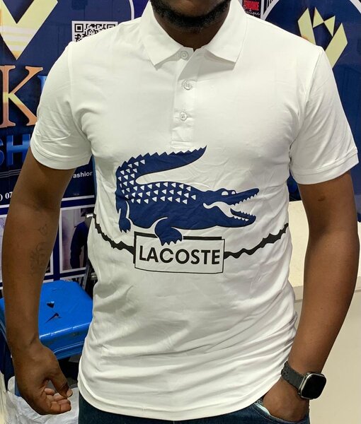 Polo Lacoste Blanc Hommes