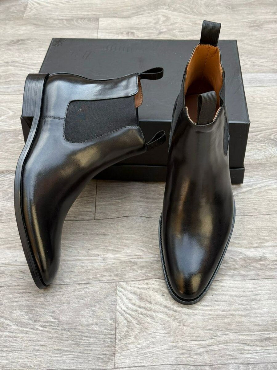 Boots Chelsea en cuir élégant