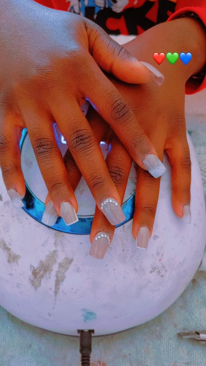 Gel, acrylics nails