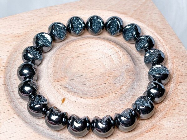 Bracelet en hématite élégante