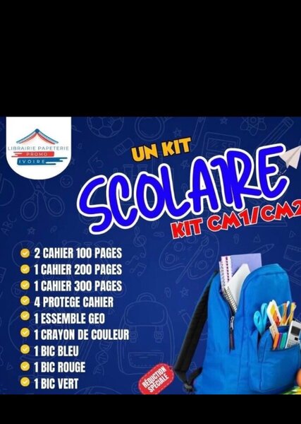 Kit Scolaire CM1/CM2 Complet
