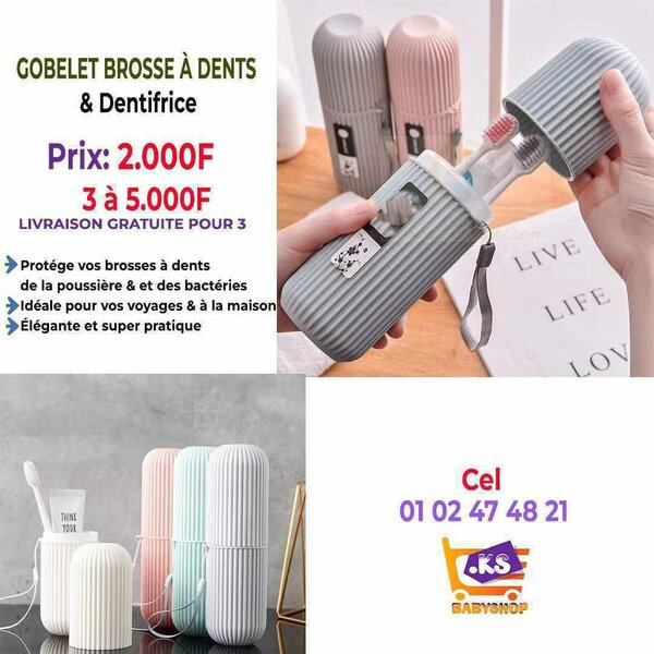 Gobelet de Voyage pour Brosses à Dents