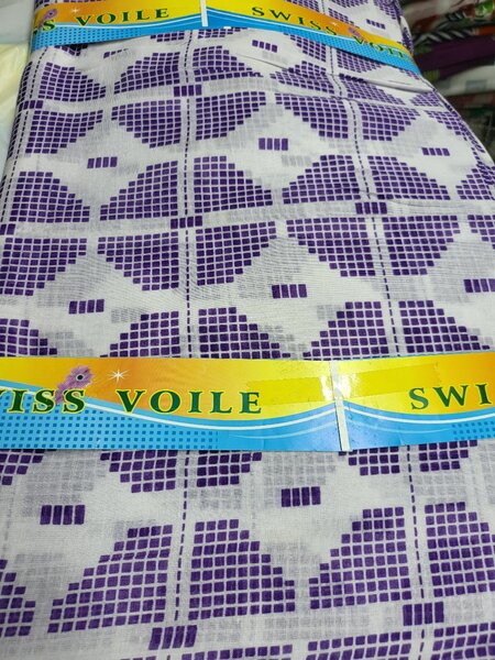 Tissu de Voile Imprimé