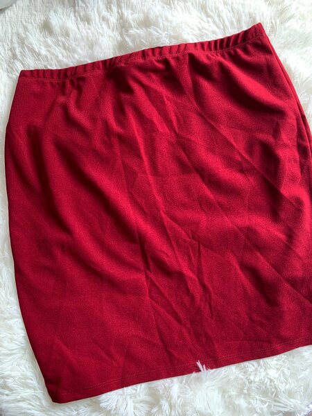 Red skirt