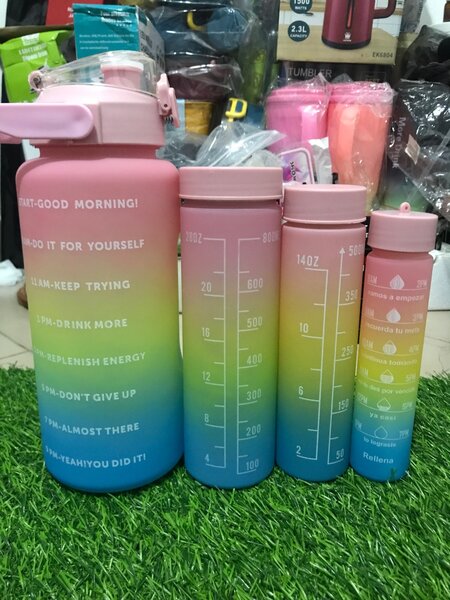 4 in 1 plastic bottle