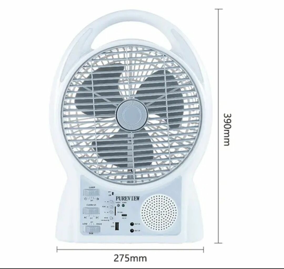 RECHARGEABLE PORTABLE DESKTOP FAN