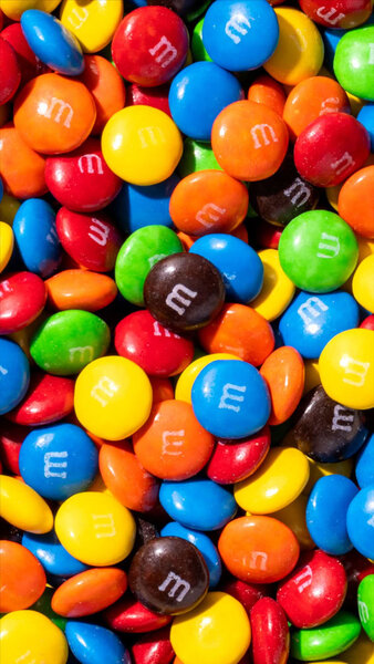 M&ms ecrasé