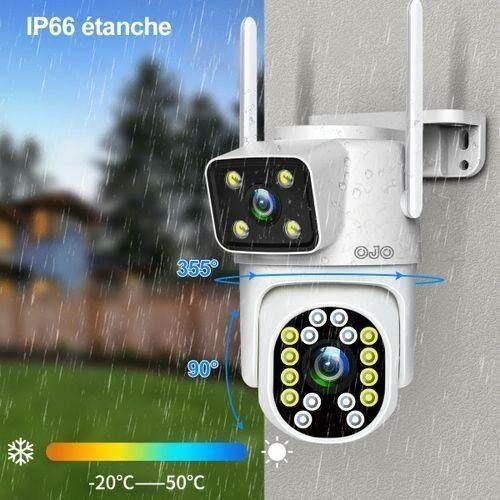 Caméra de sécurité PTZ 10MP