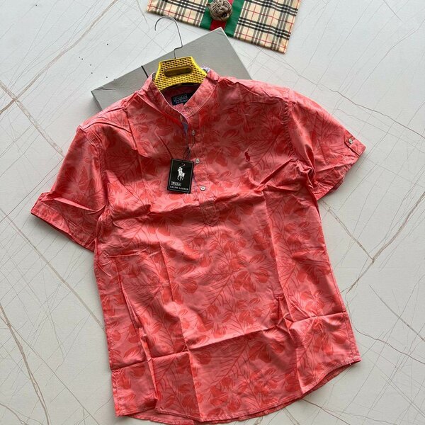 Polo Linen Flower Shirts