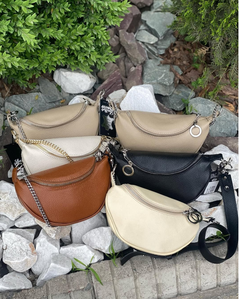 Мини бананки в серебряной фурнитуре 🇮🇹