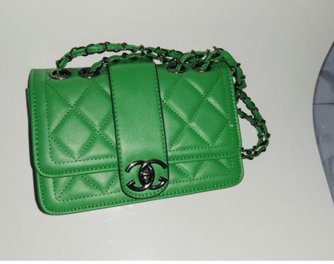 Ladies Green Bag
