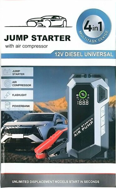 Démarreur Batterie avec Compresseur