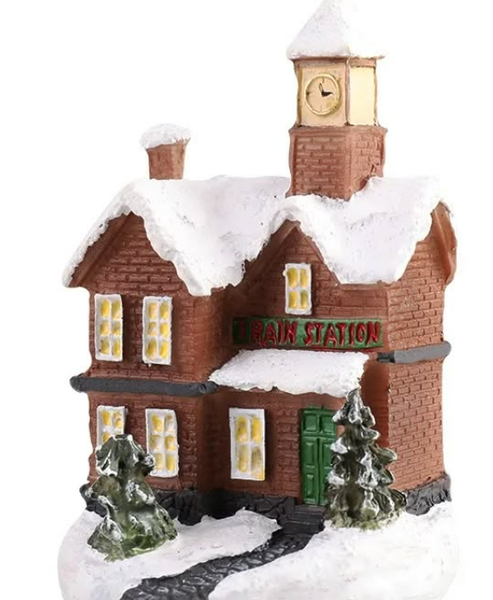 Декоративный домик - светильник