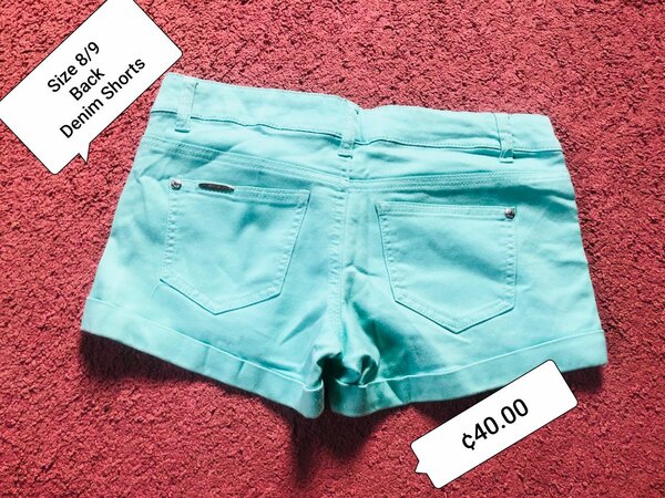 Denim High rise Shorts