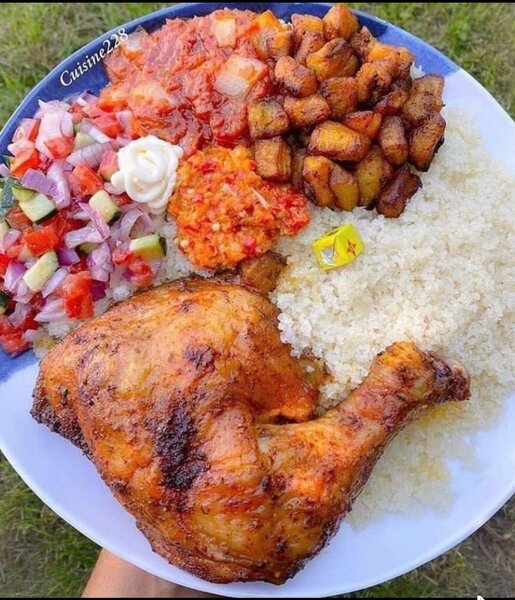 Poulet Grillé Alloco