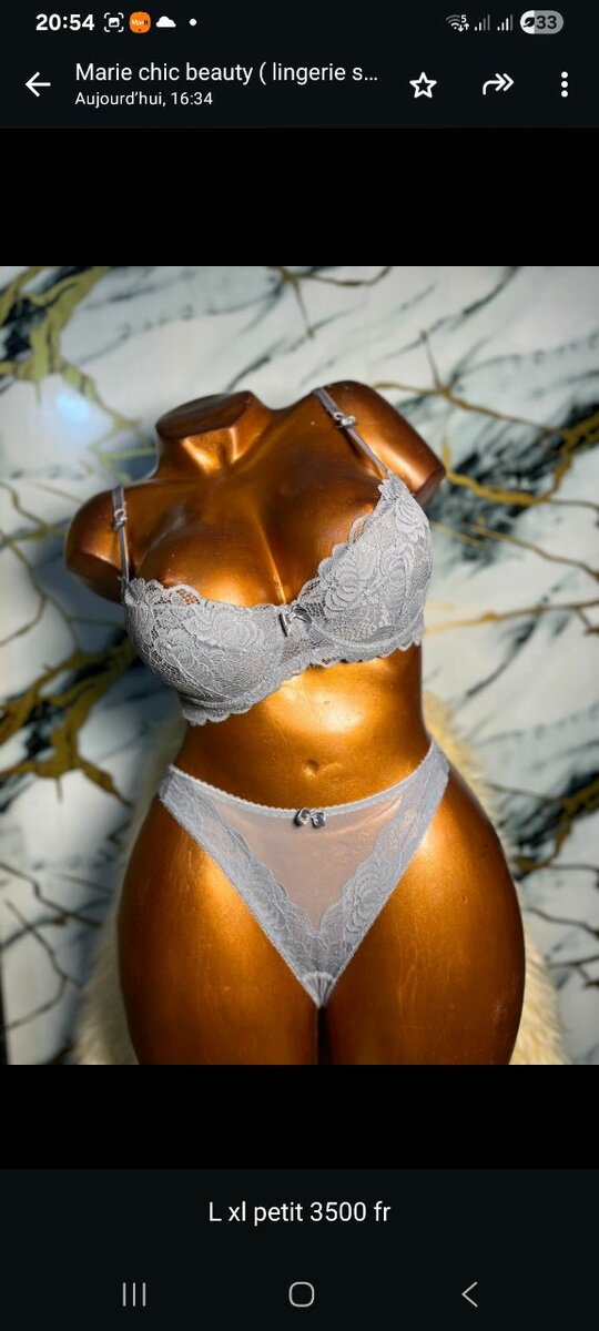 Ensemble Lingerie Dentelle Sexy