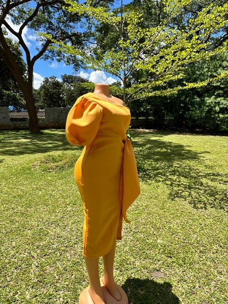 Yellow dress