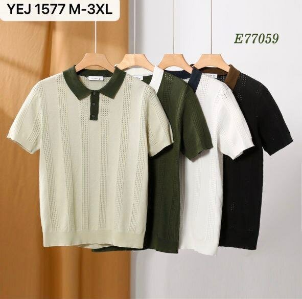 Polos en coton bien lourd