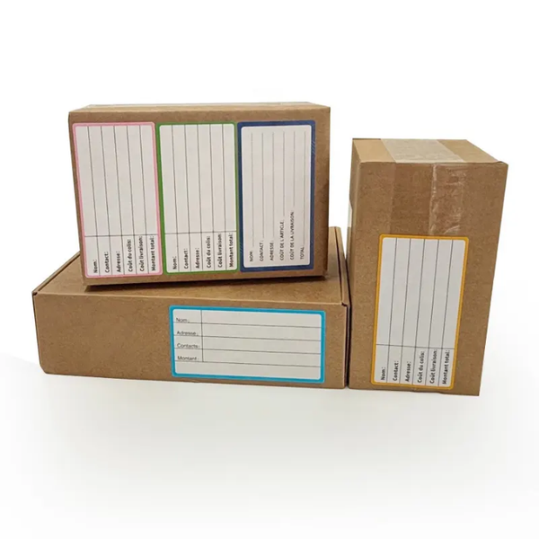 Étiquette de livraison autocollant