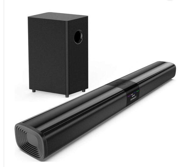 Saiyin Sound Bar for Smart TV with 5.25 Inch Subwoofer, 100W