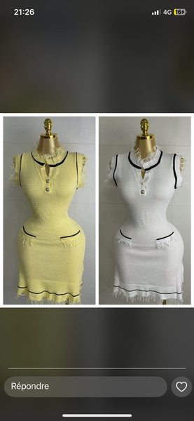 Robe élégante sans manches