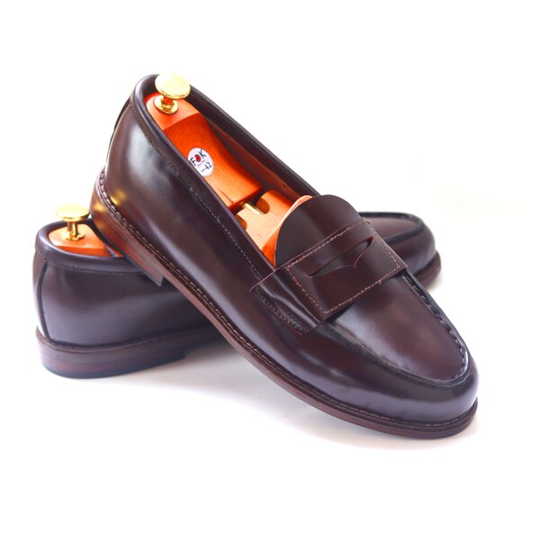 High-Shine Oxblood shoe