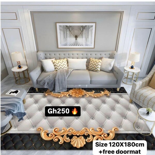 Beautiful and soft patterned carpet