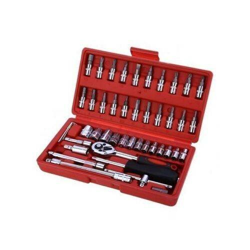 Coffre De Clé à Cliquet Mécanique - 46 Pièces