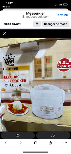 Cuiseur à Riz Électrique 5L