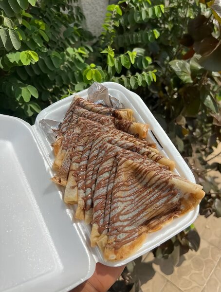 Crêpes au chocolat délicieux