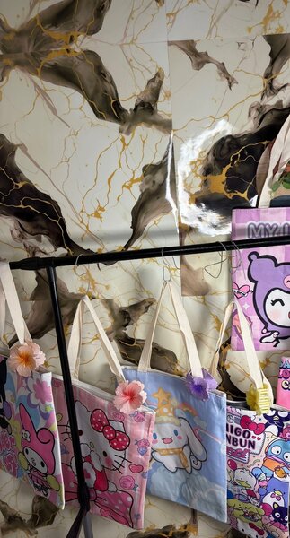 Sac Tissu Hello Kitty