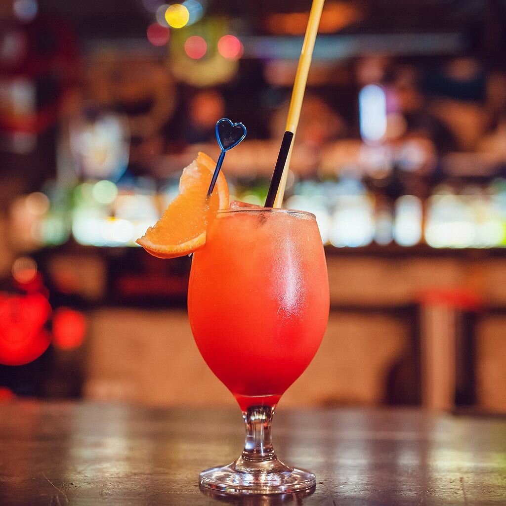 Cocktail tropical exotique