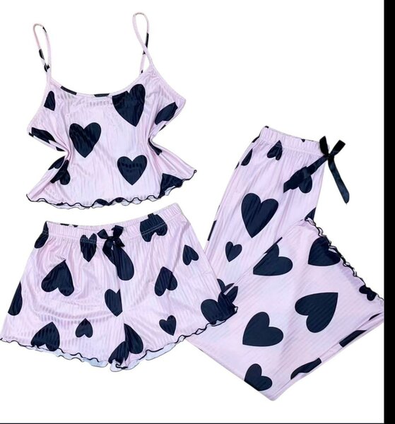 Ensemble Pyjama Femme Coeur