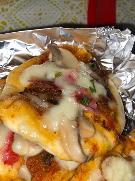 Mini pizzas fromage viande