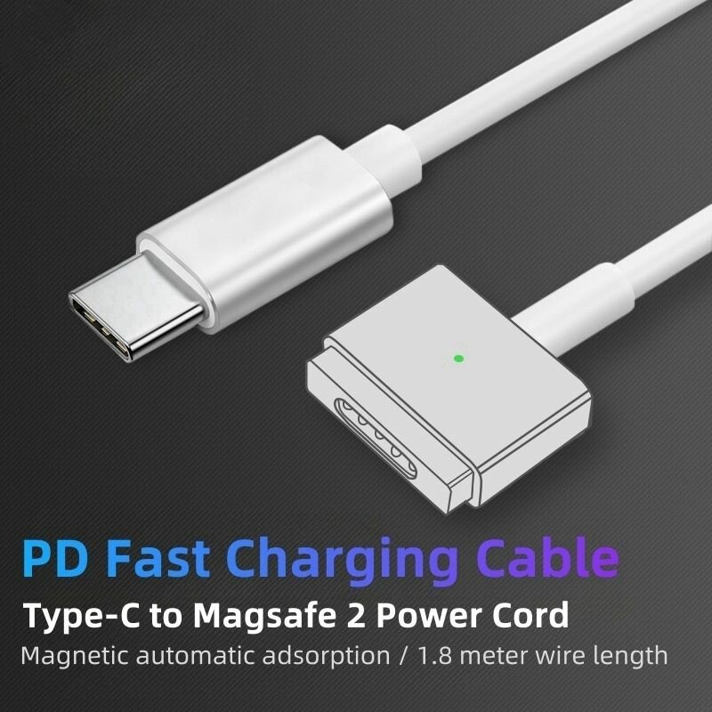 Câble de chargement rapide USB-C à MagSafe 2