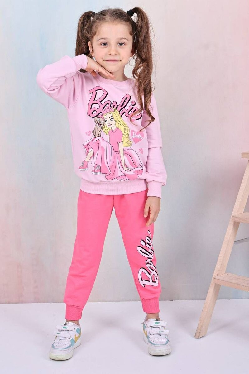 Ensemble Fille Barbie Rose