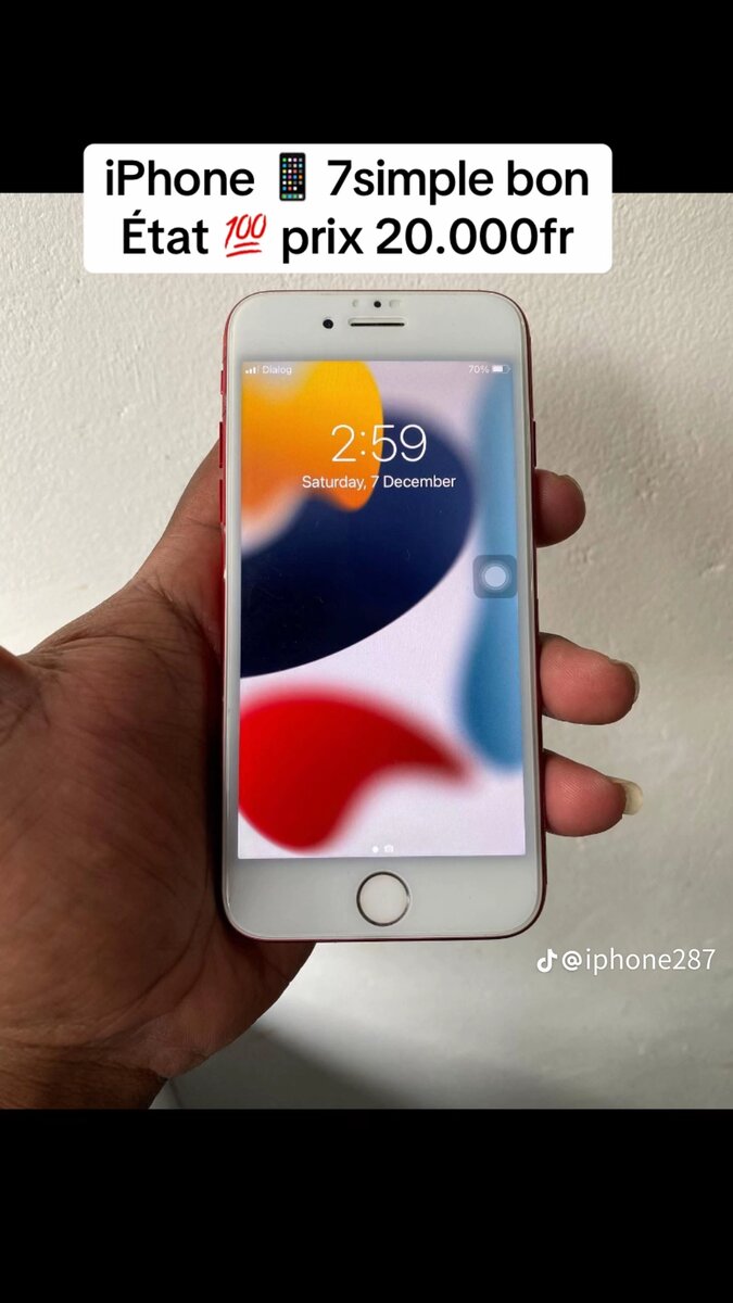 iPhone 7 Rouge Occasion