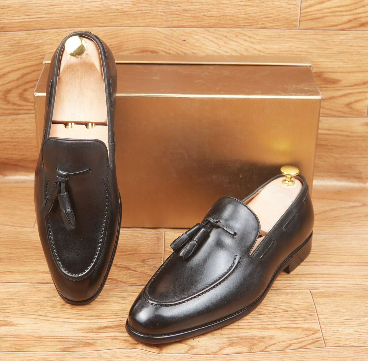 Mocassins en cuir élégants