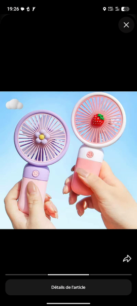 Mini ventilateur USB portable