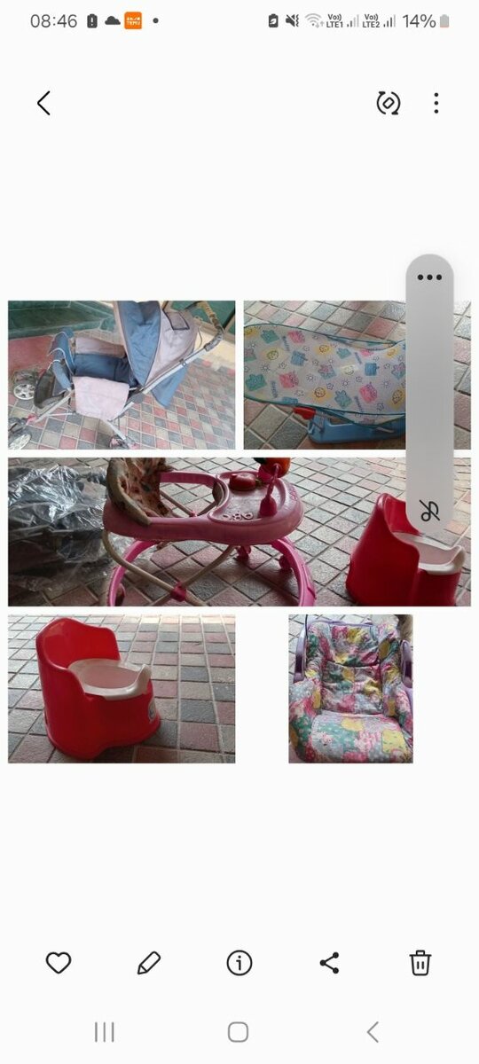 Kids accessories used only few months
